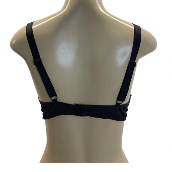 Massam Black and White Floral Lace Padded Bra Made in Brazil New with Tags - Picture 4 of 8